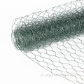 PVC powlekane sześciokątne siatkę z drutu z kurczaka